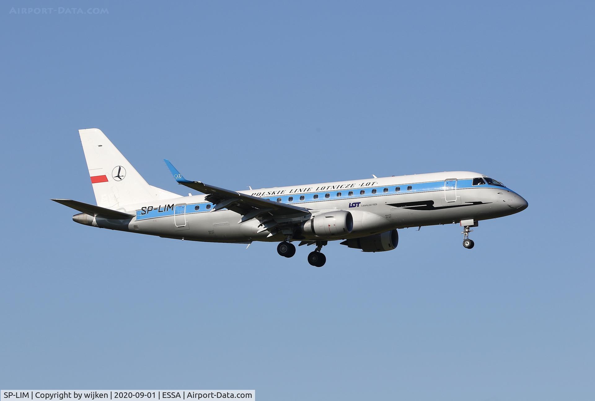 SP-LIM, 2010 Embraer 175LR (ERJ-170-200LR) C/N 17000311, RWY 01L