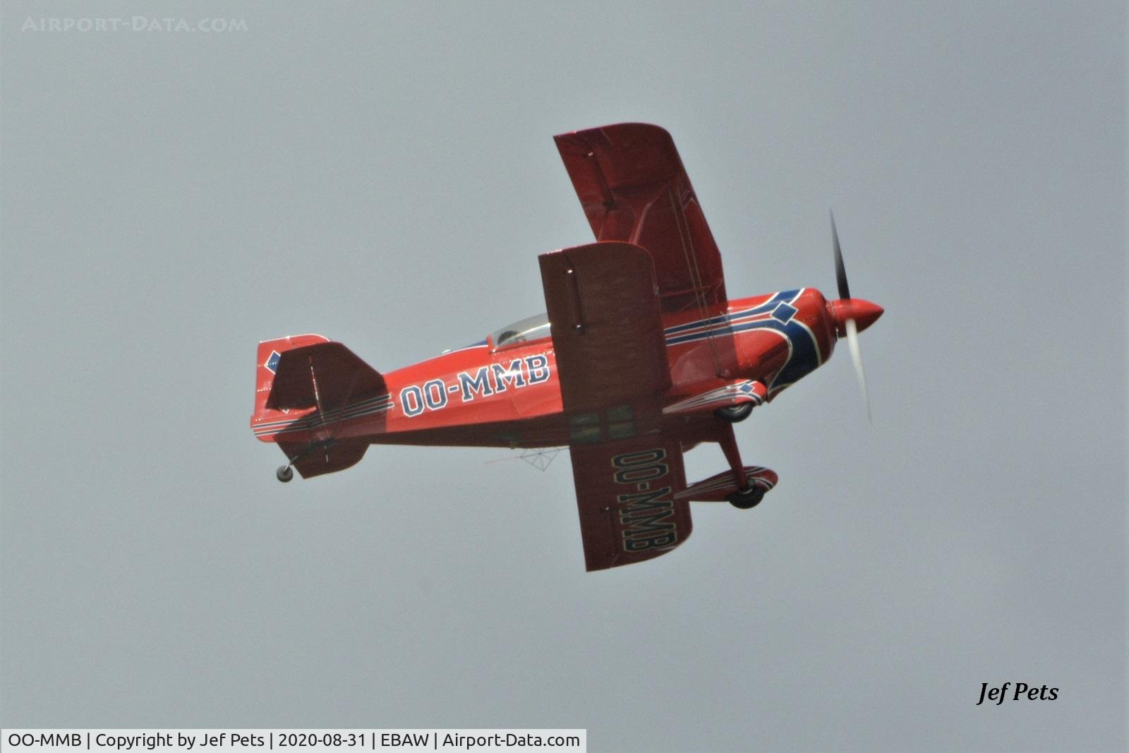 OO-MMB, 2003 Aviat Pitts S-2C Special C/N 6057, At Antwerp Airport.