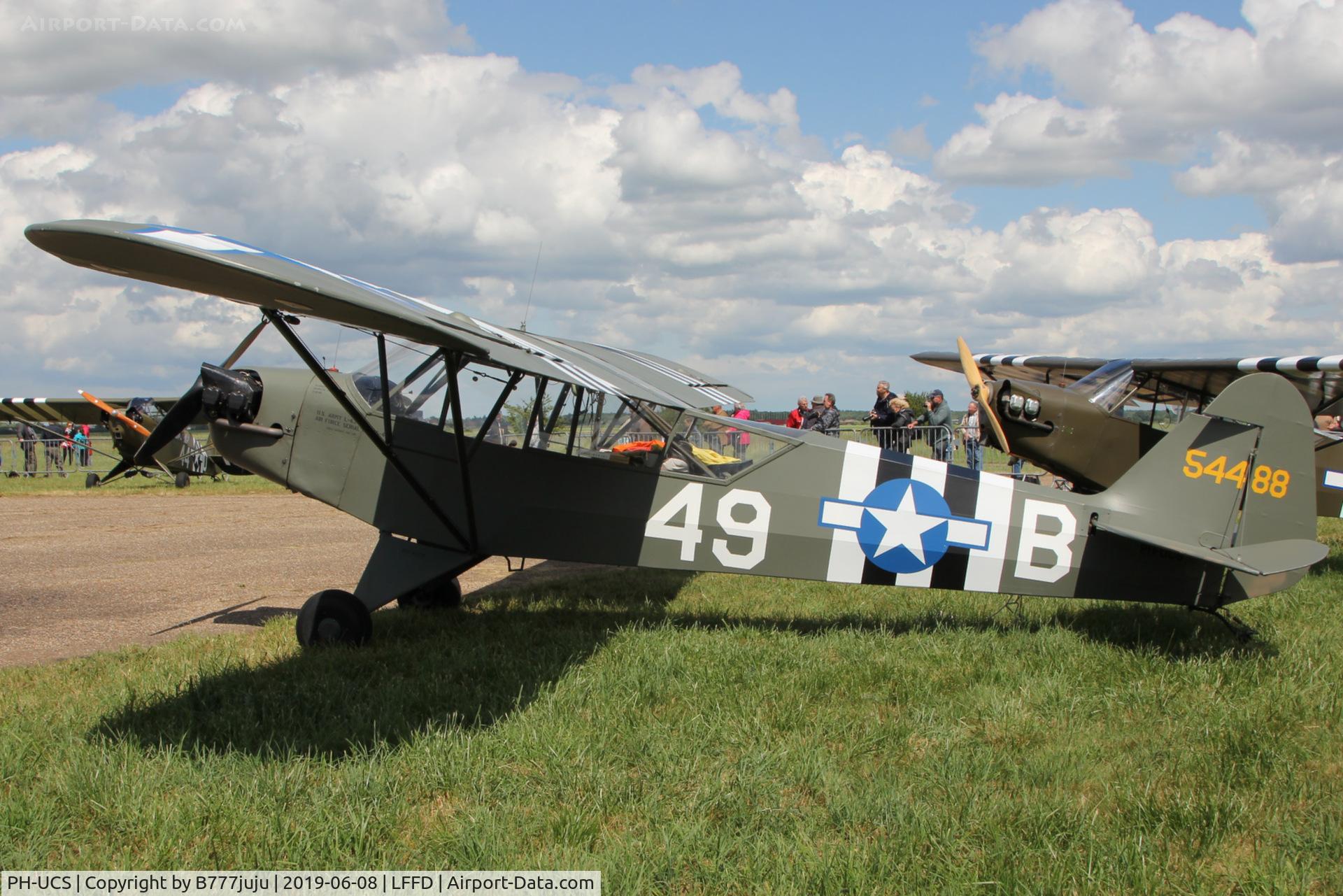 PH-UCS, 1945 Piper L-4J Grasshopper (J3C-65D) C/N 13228, L-Birds back to Normandy