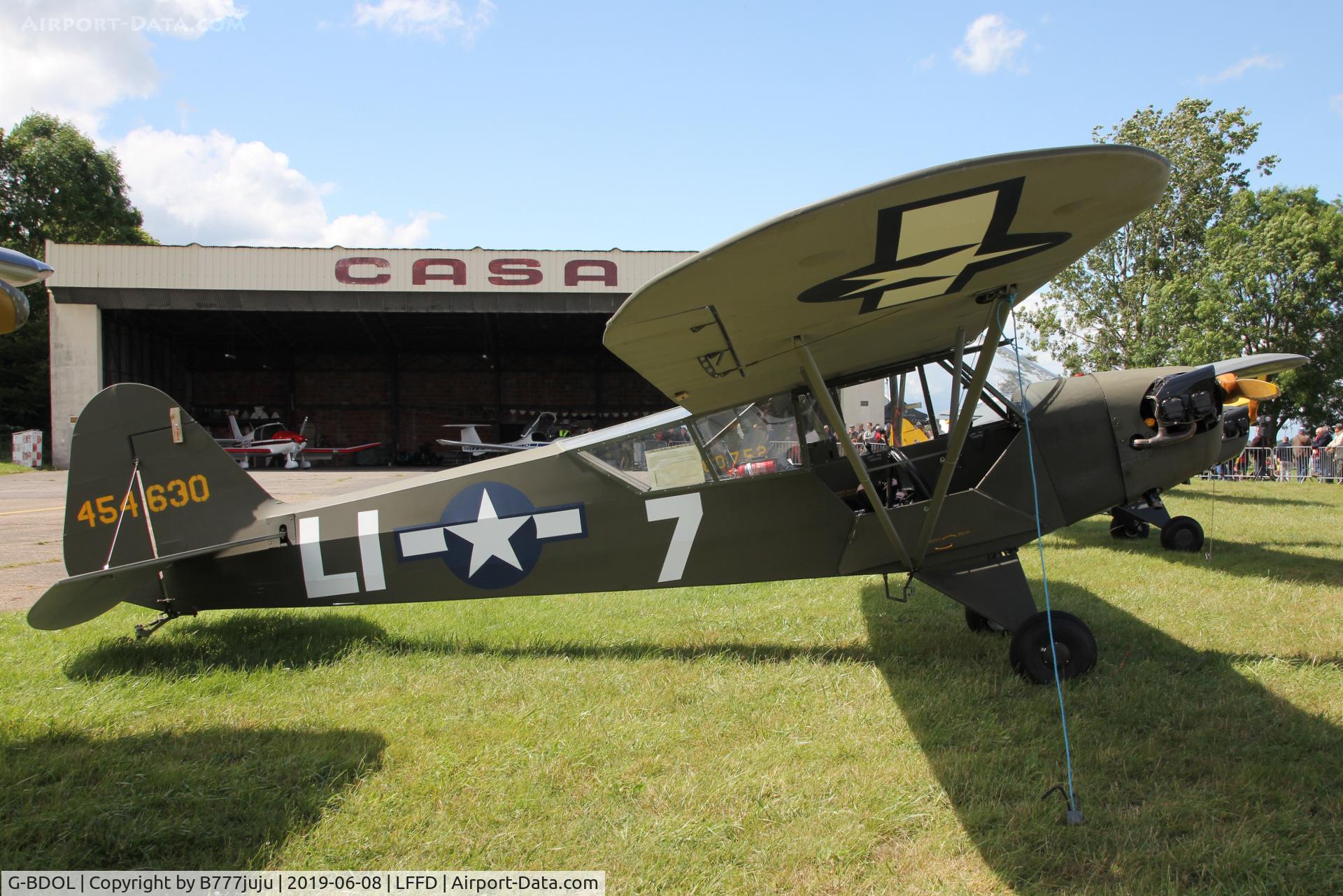G-BDOL, 1945 Piper J3C-65 Cub Cub C/N 13186, L-Birds back to Normandy