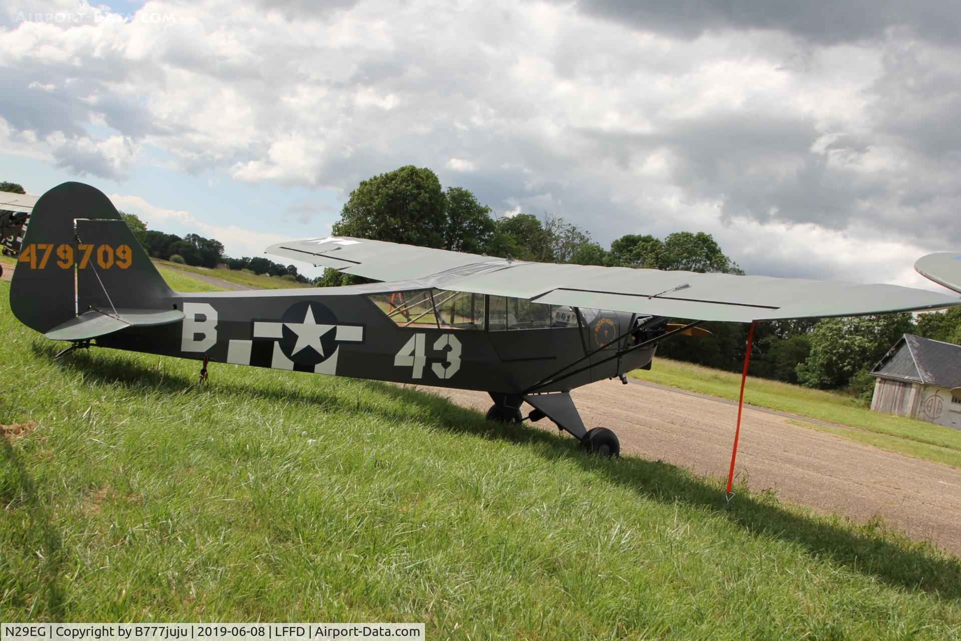 N29EG, 1944 Piper L-4J Grasshopper (J3C-65D) C/N 12005, L-Birds back to Normandy