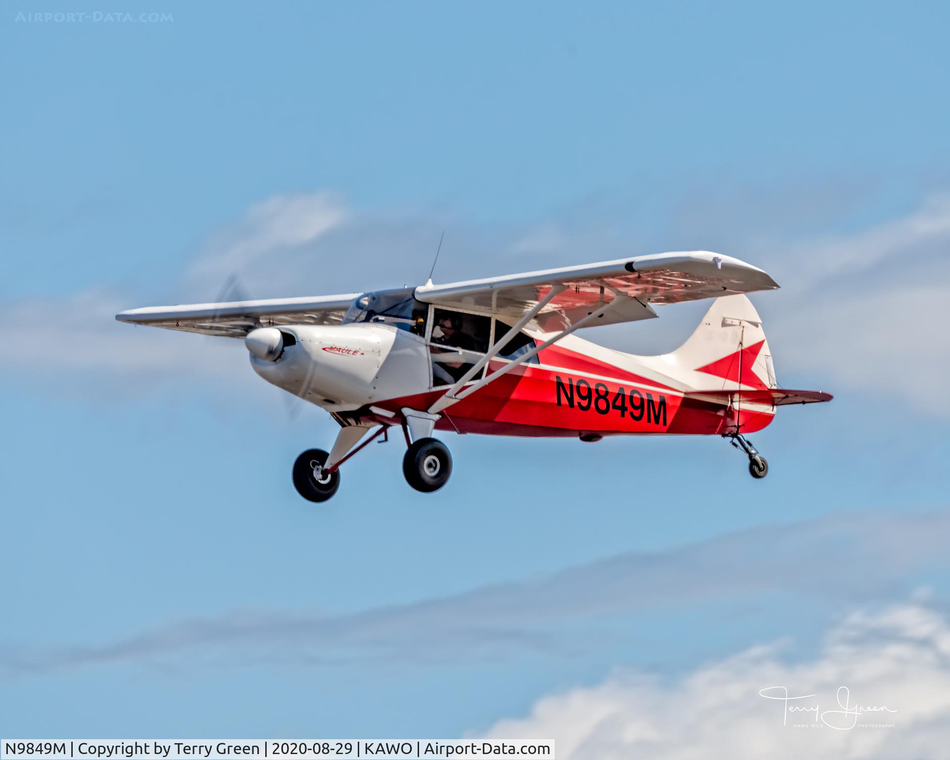 N9849M, 1966 Maule M-4-210C Rocket C/N 1032C, KAWO