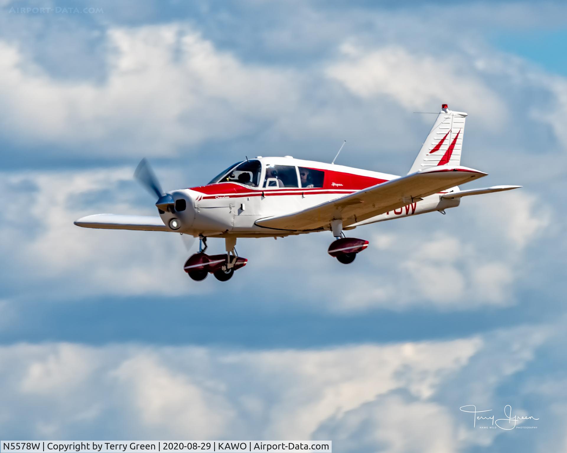 N5578W, 1962 Piper PA-28-150 Cherokee C/N 28-685, KAWO