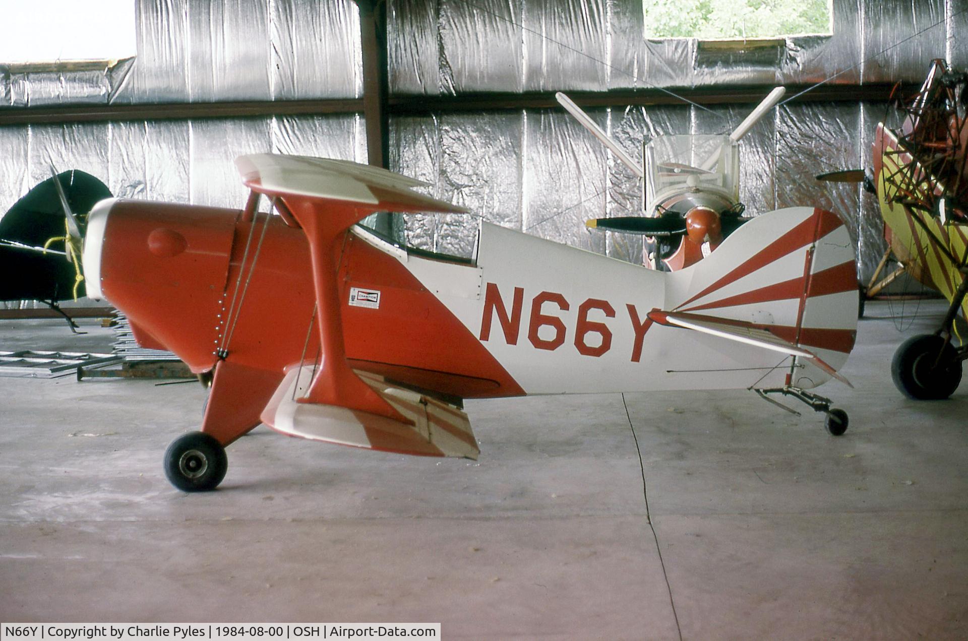 N66Y, 1963 Pitts S-1C Special C/N 1 (N66Y), The first time I saw Bob Herendeen perform he was flying this airplane seen here in the EAA museum in 1984.