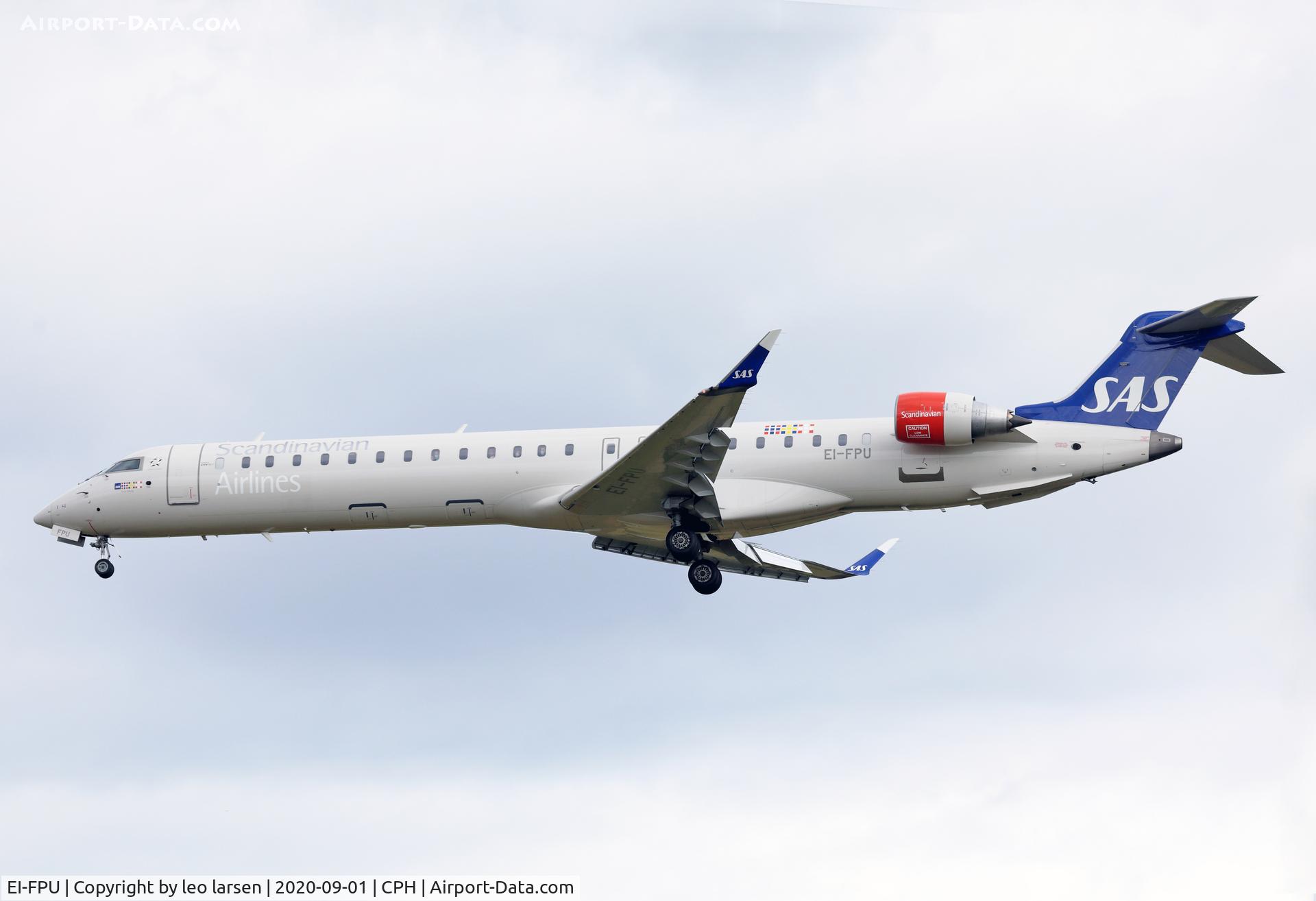EI-FPU, 2017 Bombardier CRJ-900LR (CL-600-2D24) C/N 15439, Copenhagen 1.9.2020