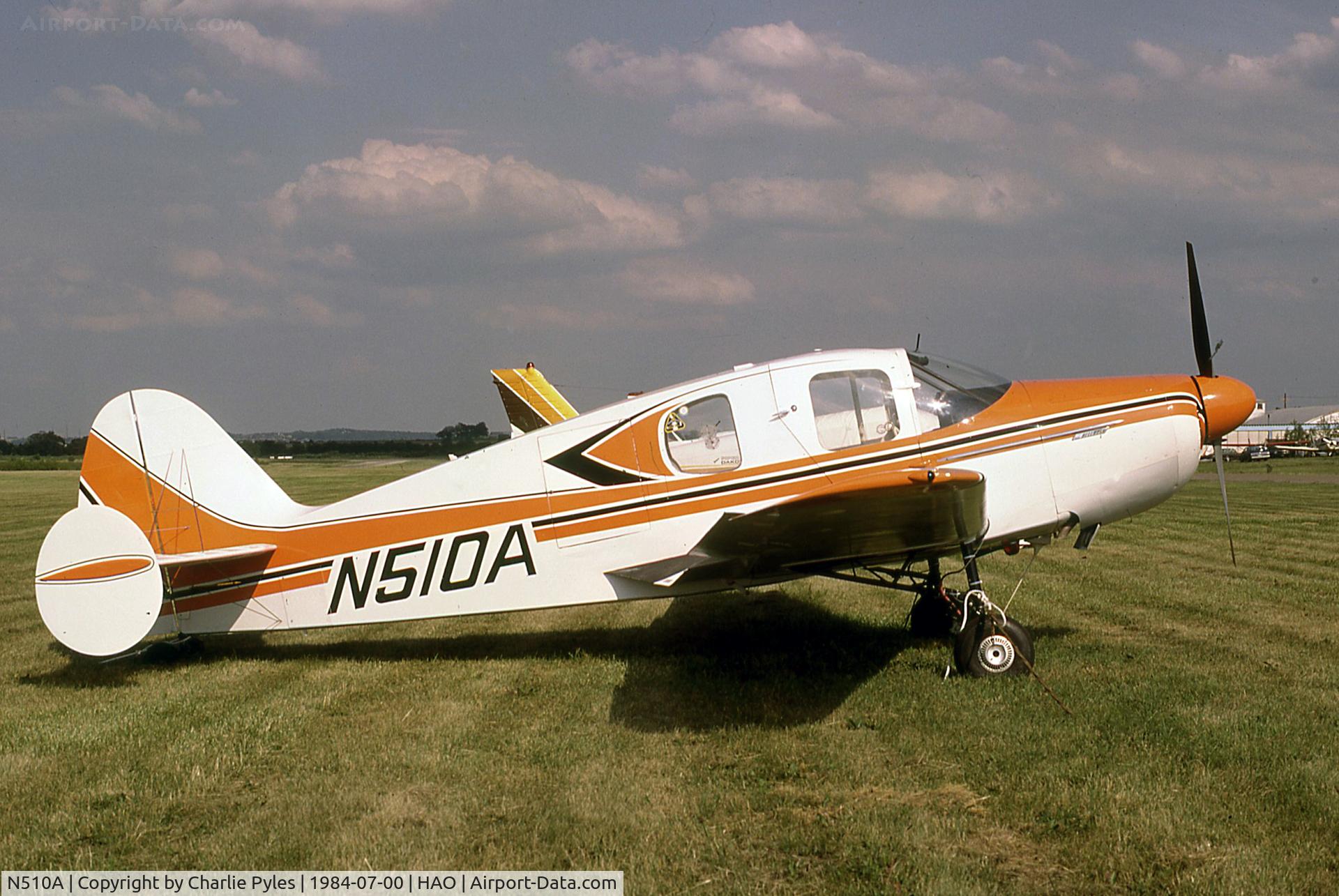 N510A, 1950 Bellanca 14-19 Cruisair Senior C/N 2063, wood and fabric
