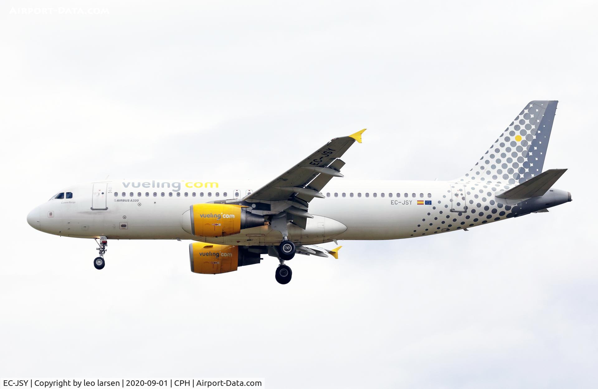 EC-JSY, 2006 Airbus A320-214 C/N 2785, Copenhagen 1.9.2020