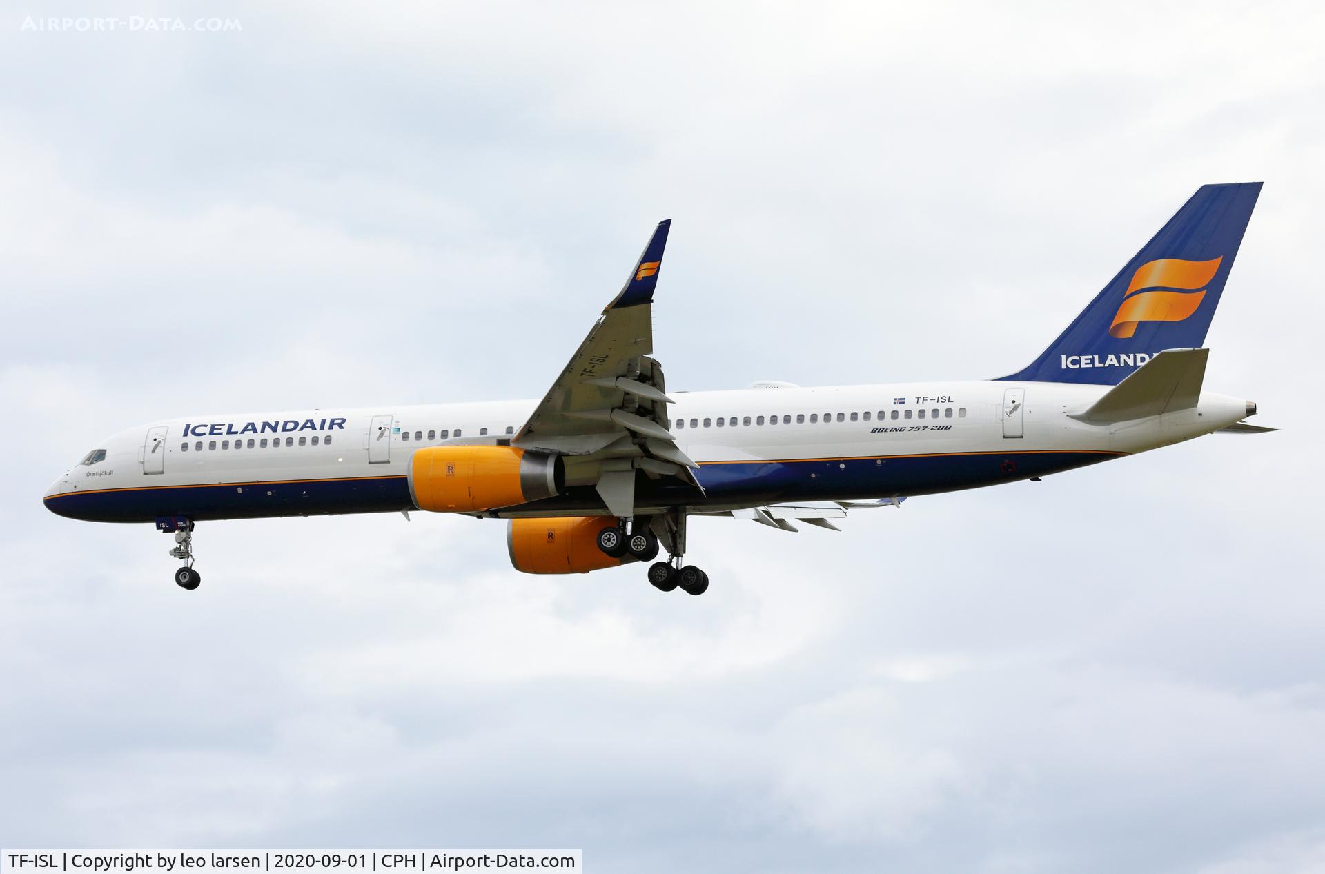TF-ISL, 1991 Boeing 757-223 C/N 25295, Copenhagen 1.9.2020