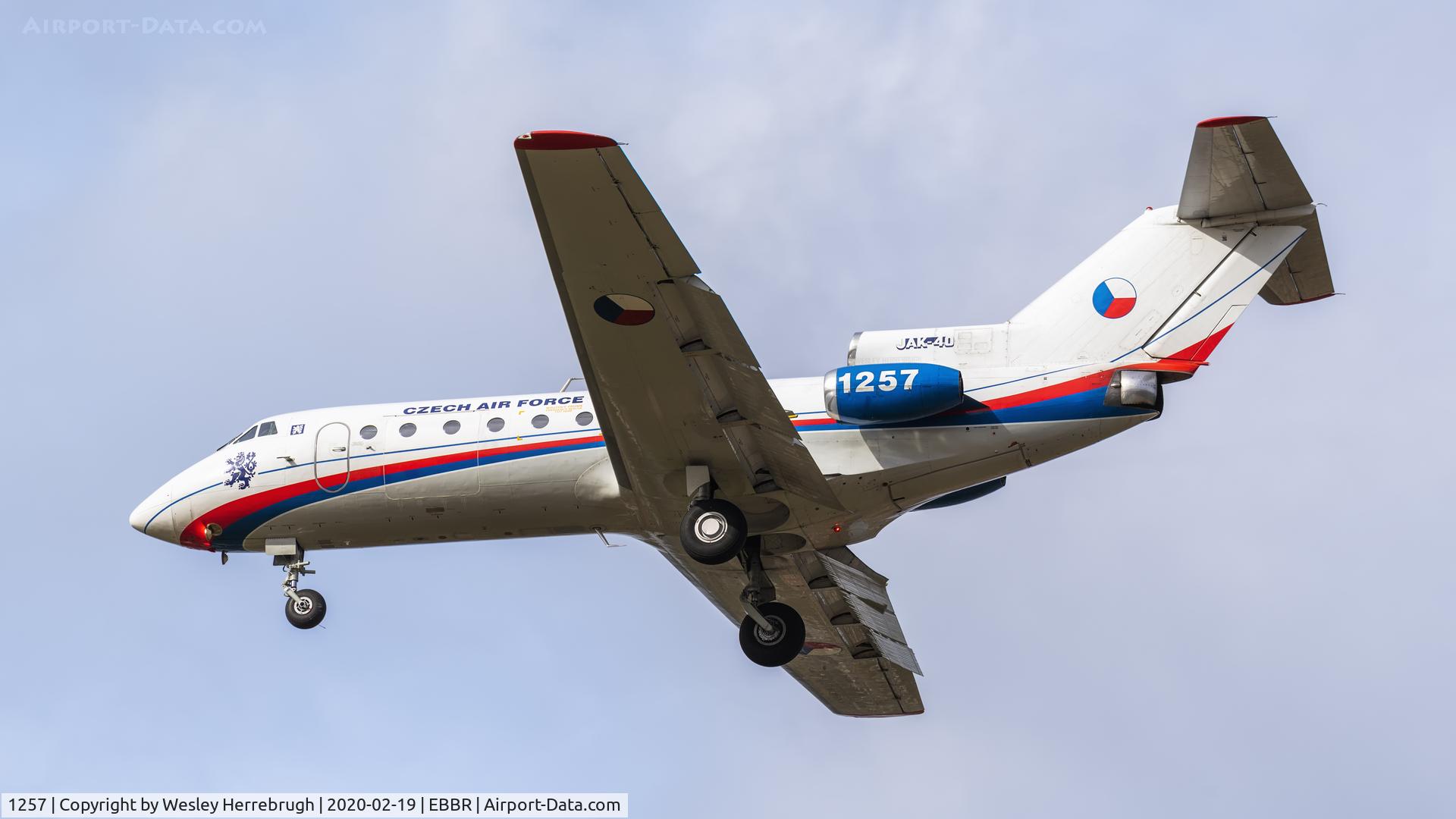 1257, 1978 Yakovlev Yak-40K C/N 9821257, Yak-40K Czech air Force