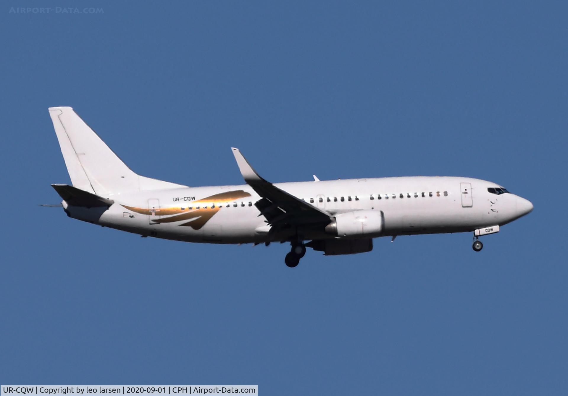 UR-CQW, 1999 Boeing 737-32Q C/N 29130, Copenhagen 1.9.2020