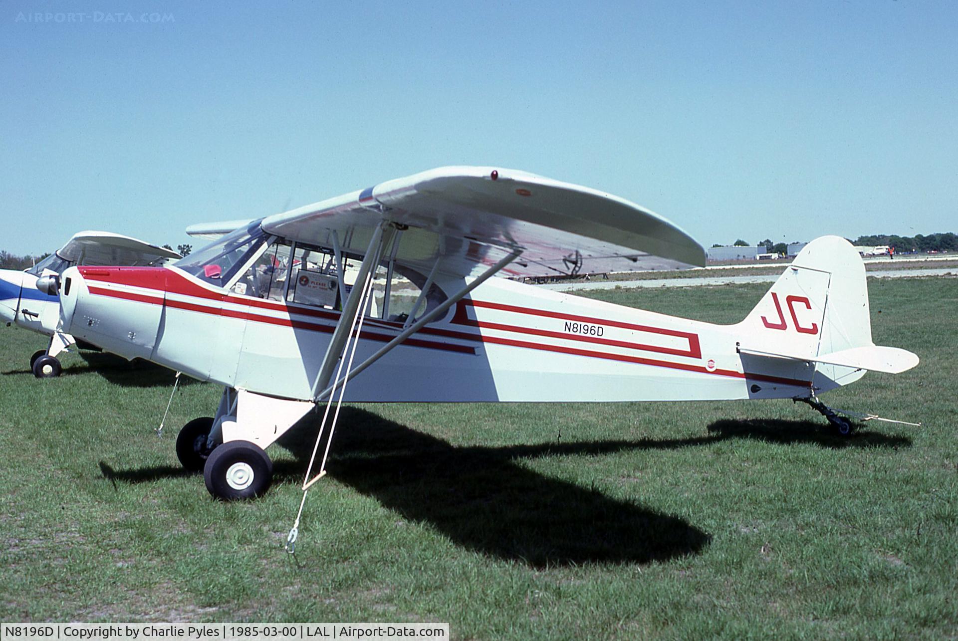 N8196D, 1957 Piper PA-18 C/N 18-6134, Super Cub