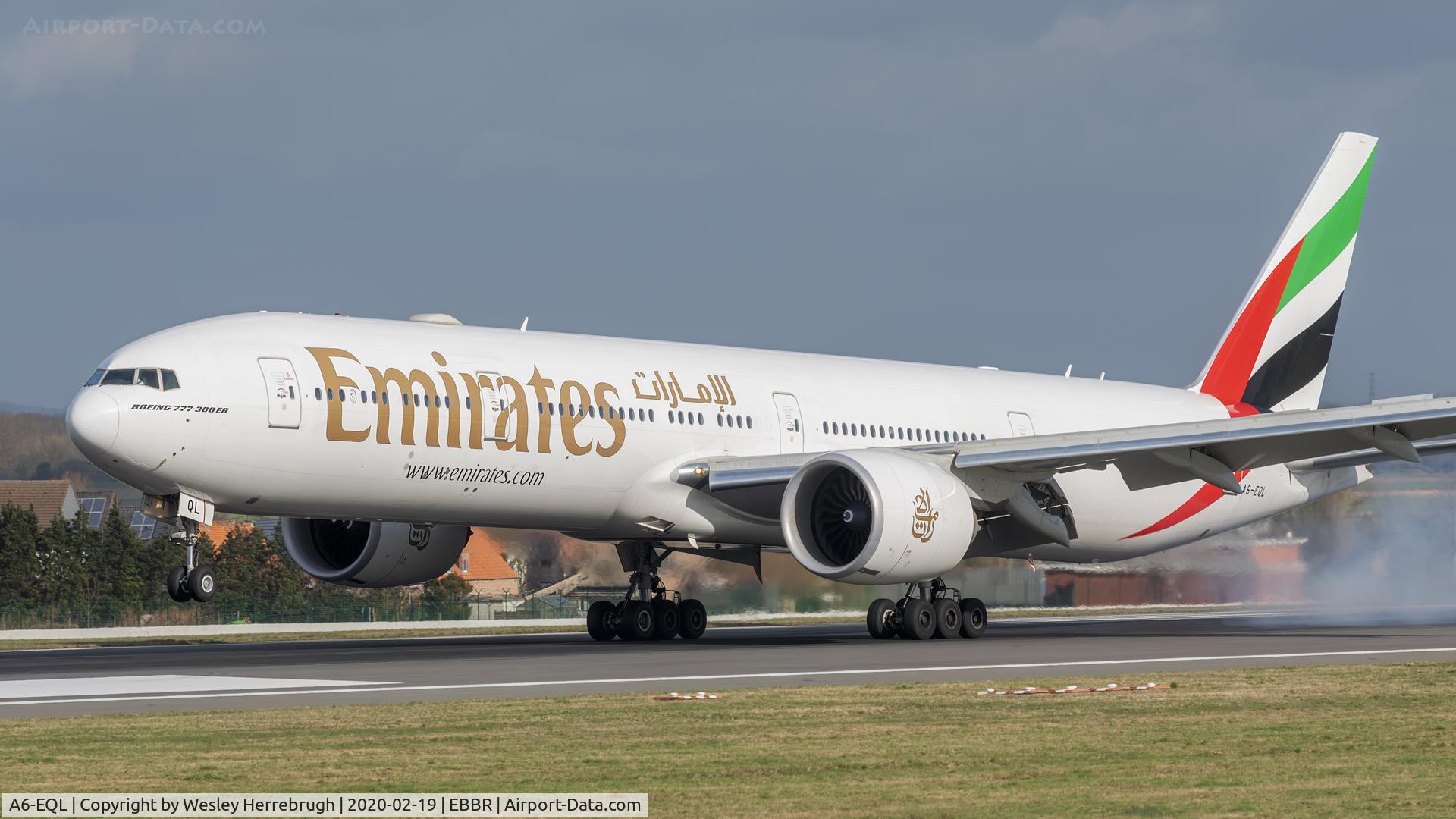 A6-EQL, 2018 Boeing 777-31H/ER C/N 42360, Boeing B77W Emirates