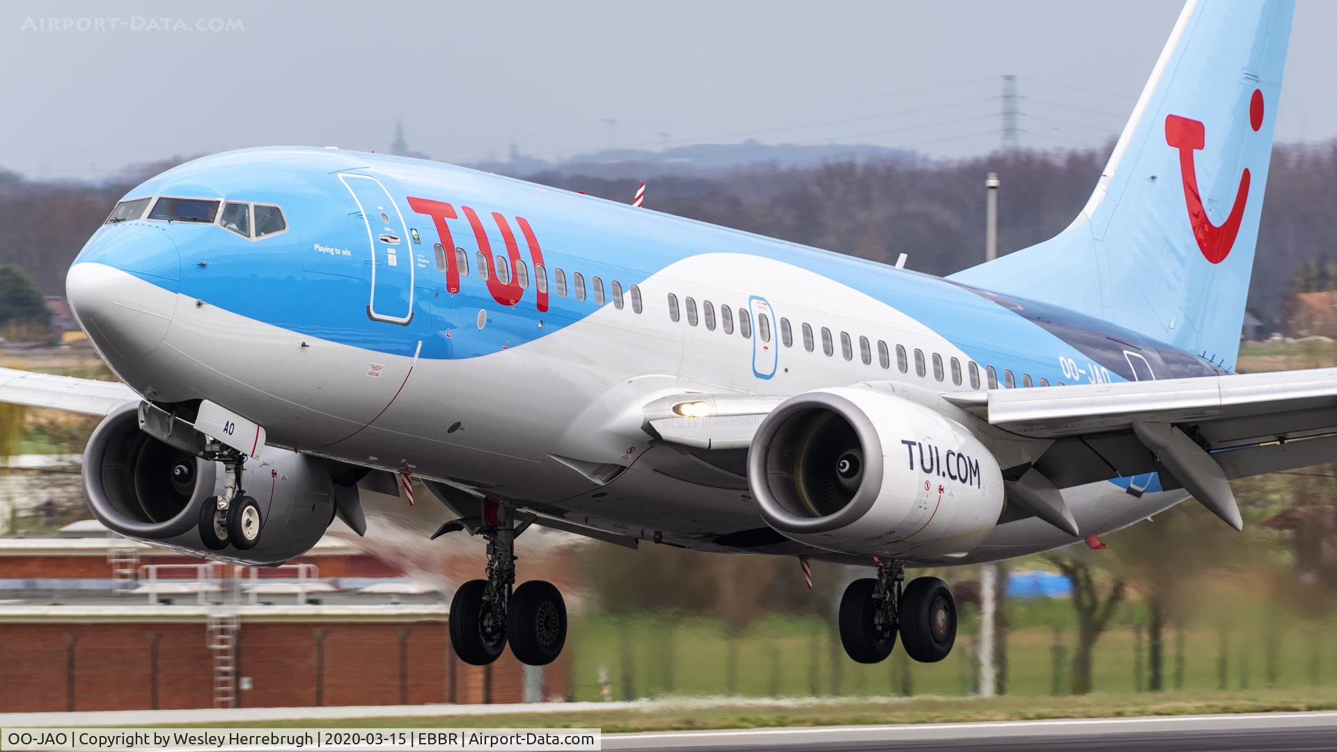 OO-JAO, 2008 Boeing 737-7K5 C/N 35141, Boeing 737-700 TUI