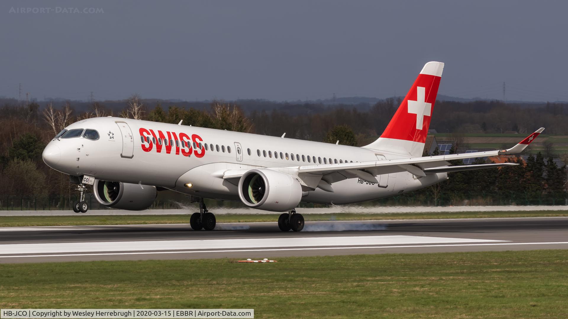 HB-JCO, 2018 Bombardier CSeries CS300 (BD-500-1A11) C/N 55033, CS-300 Swiss