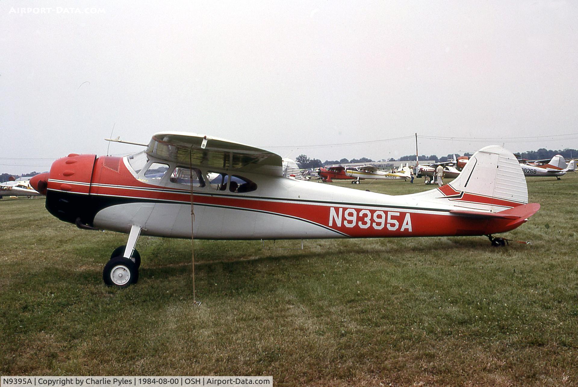 N9395A, 1950 Cessna 195A C/N 7474, Oshkosh B'Gosh