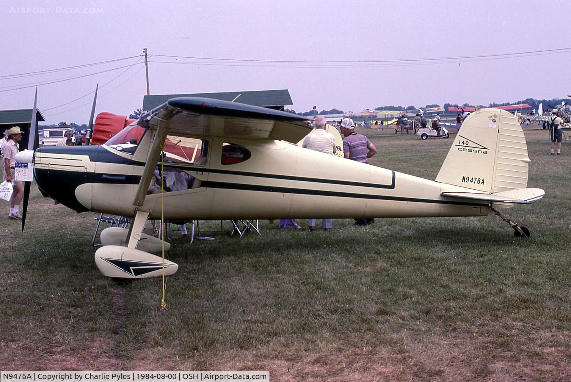 N9476A, 1950 Cessna 140A C/N 15471, At the big show