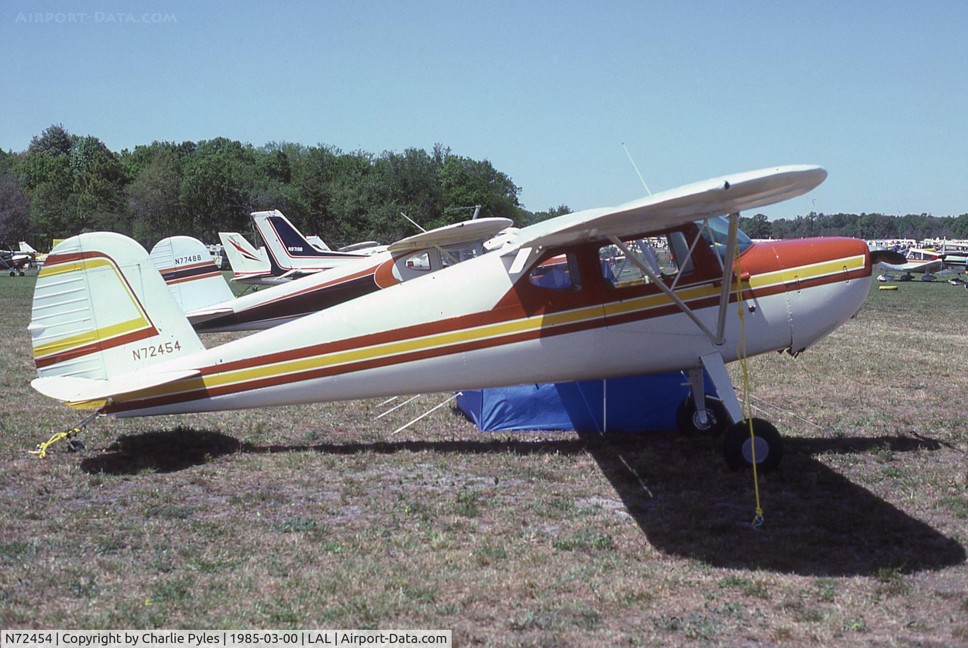 N72454, Cessna 140 C/N 9619, Sun N Fun
