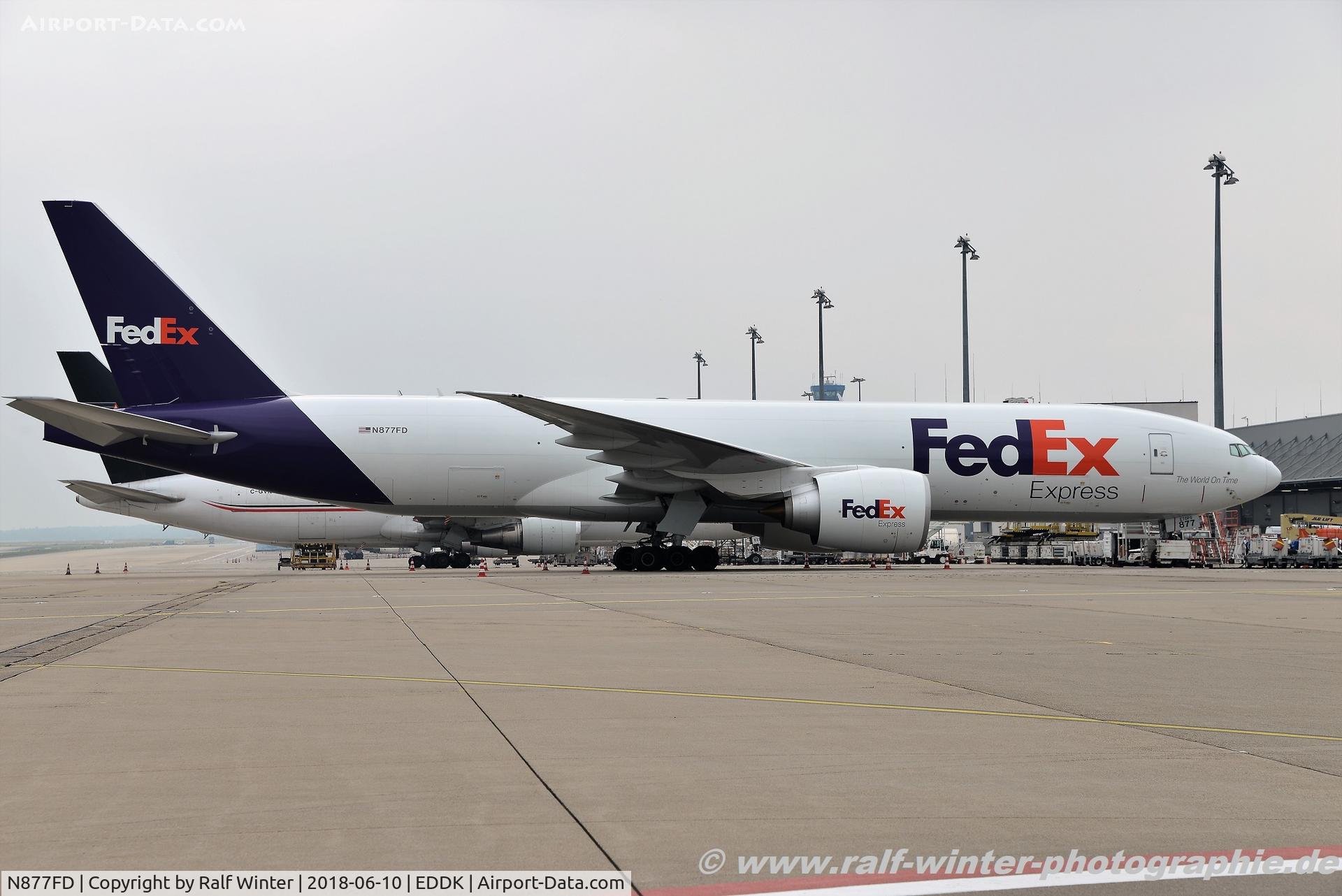 N877FD, 2018 Boeing 777-FS2 C/N 40683, Boeing 777-FS2 - FX FDX Federal Express FedEx 'Savannah' - 40683 - N877FD - 10.06.2018 - CGN
