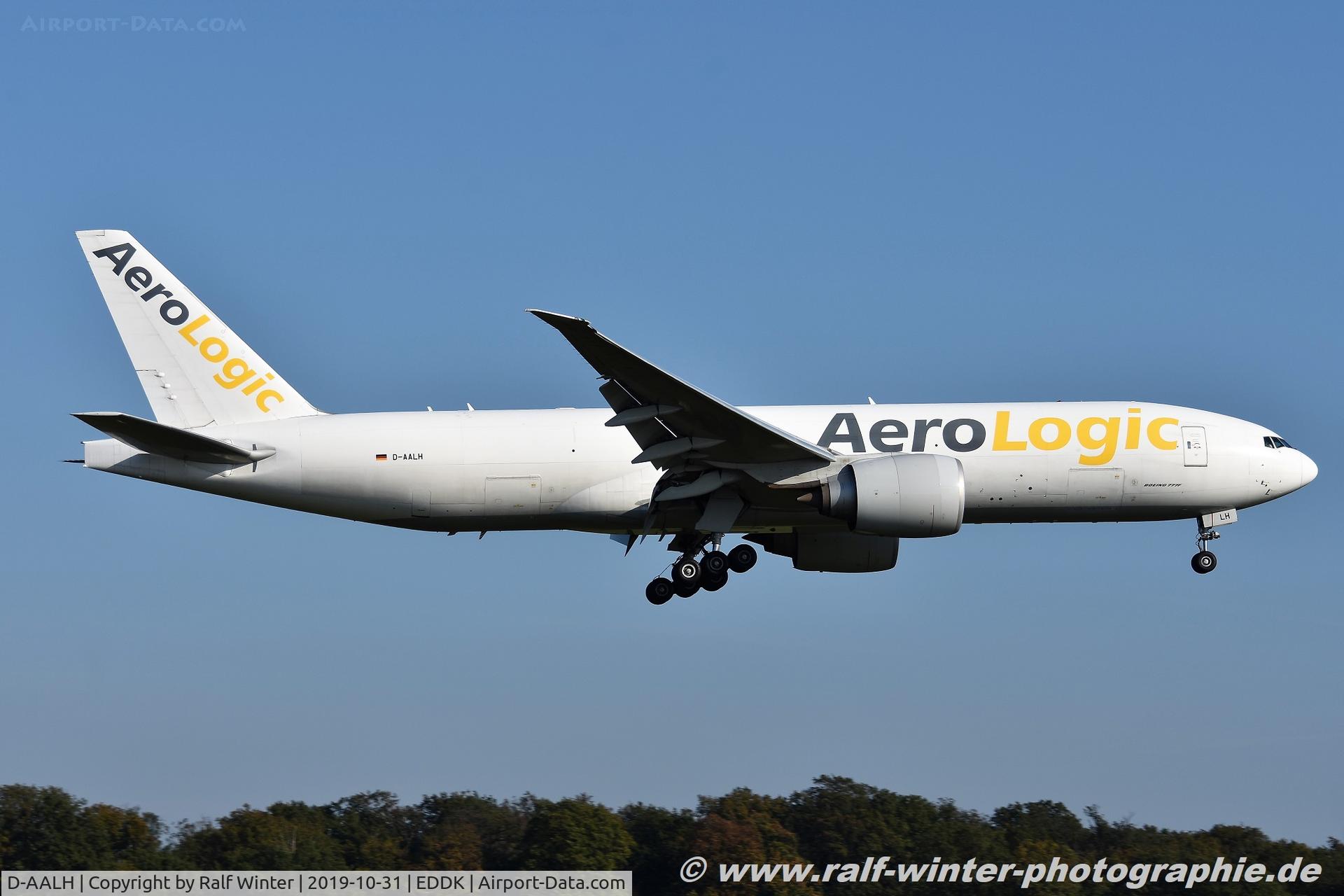 D-AALH, 2010 Boeing 777-FZN C/N 36200, Boeing 777-FZN - 3S BOX Aerologic - 36200 - D-AALH - 31.10.2019 - CGN