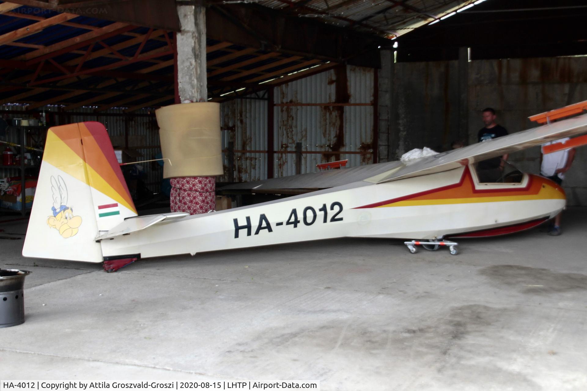HA-4012, Schleicher Ka-8B C/N 113, LHTP - Tapolca Airport, Hungary