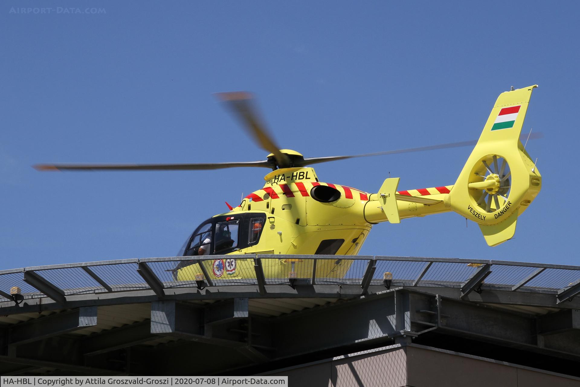HA-HBL, Eurocopter EC-135P-2+ C/N 0399, Veszprém Hospital Helicopter Landing Dock