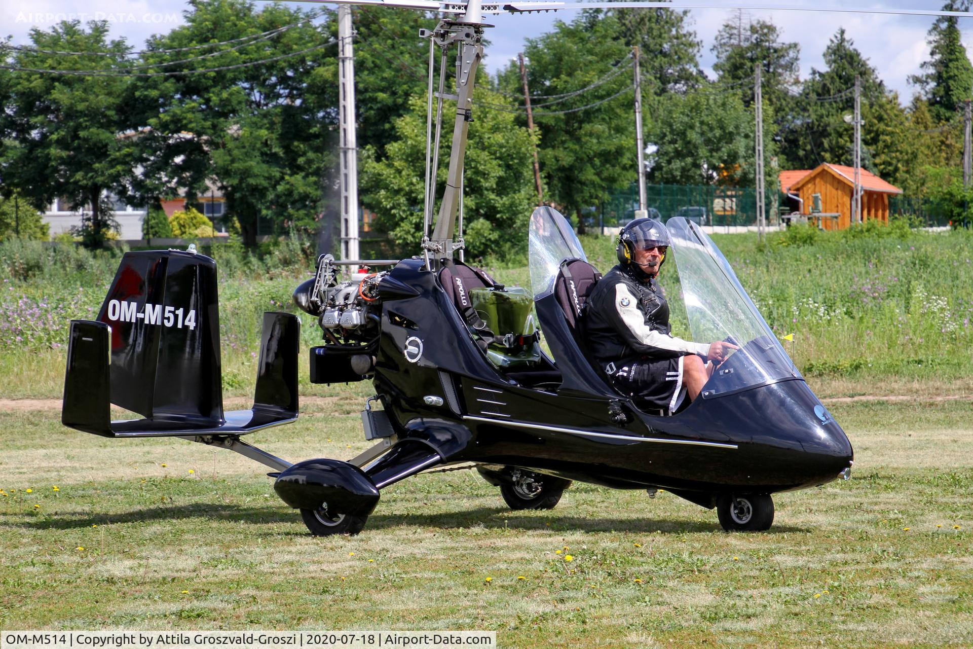 OM-M514, 2016 Apollo Gyro Ag1 C/N 170616, Becsehely-Mura Airfield, Hungary