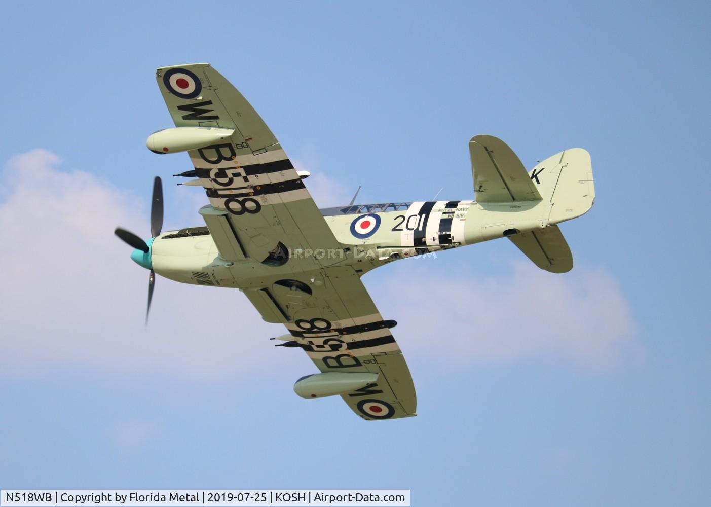 N518WB, 1950 Fairey Firefly AS.6 C/N F.8646, OSH 2019