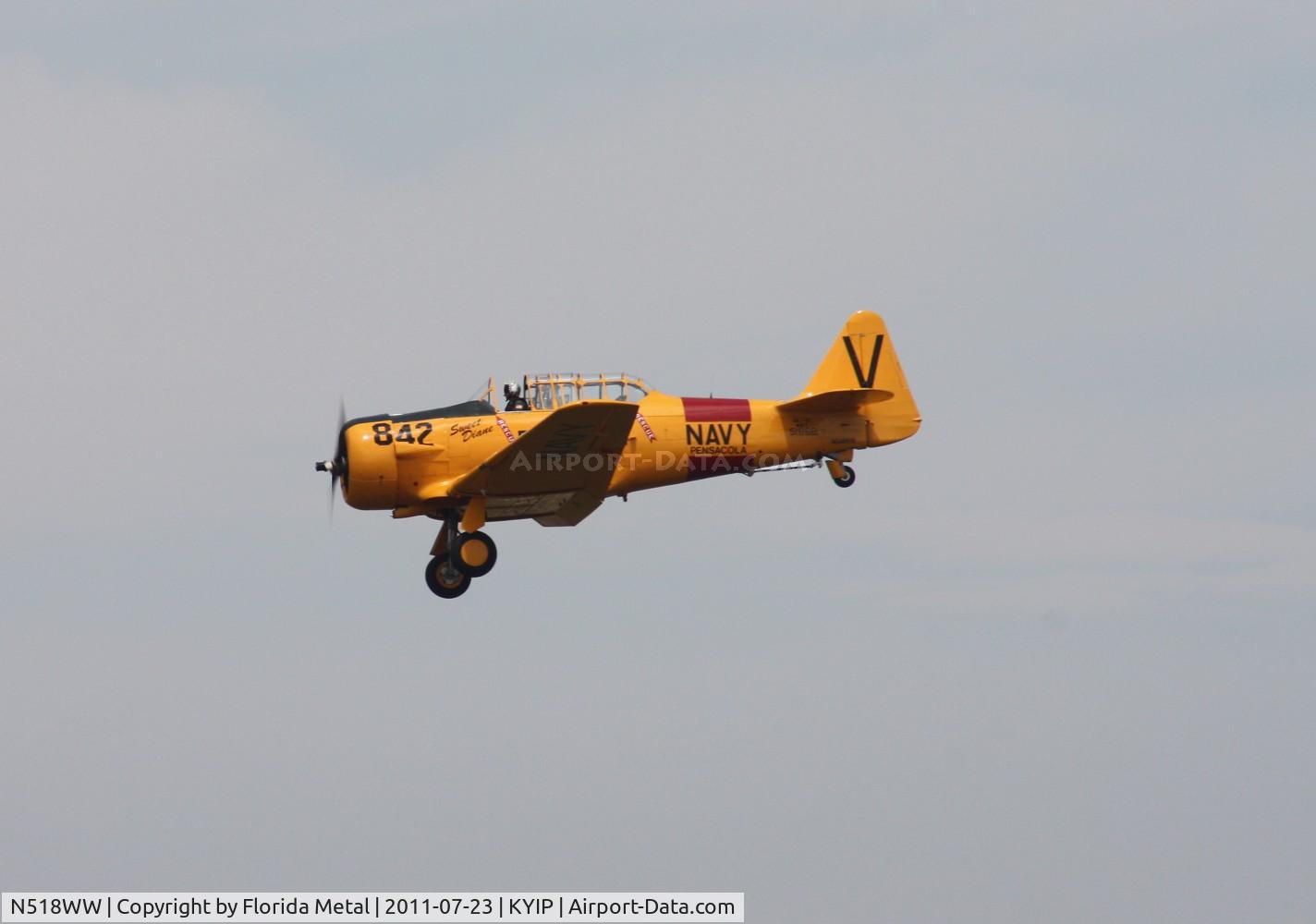 N518WW, North American SNJ-5C Texan Texan C/N 88-14866, TOM 2011