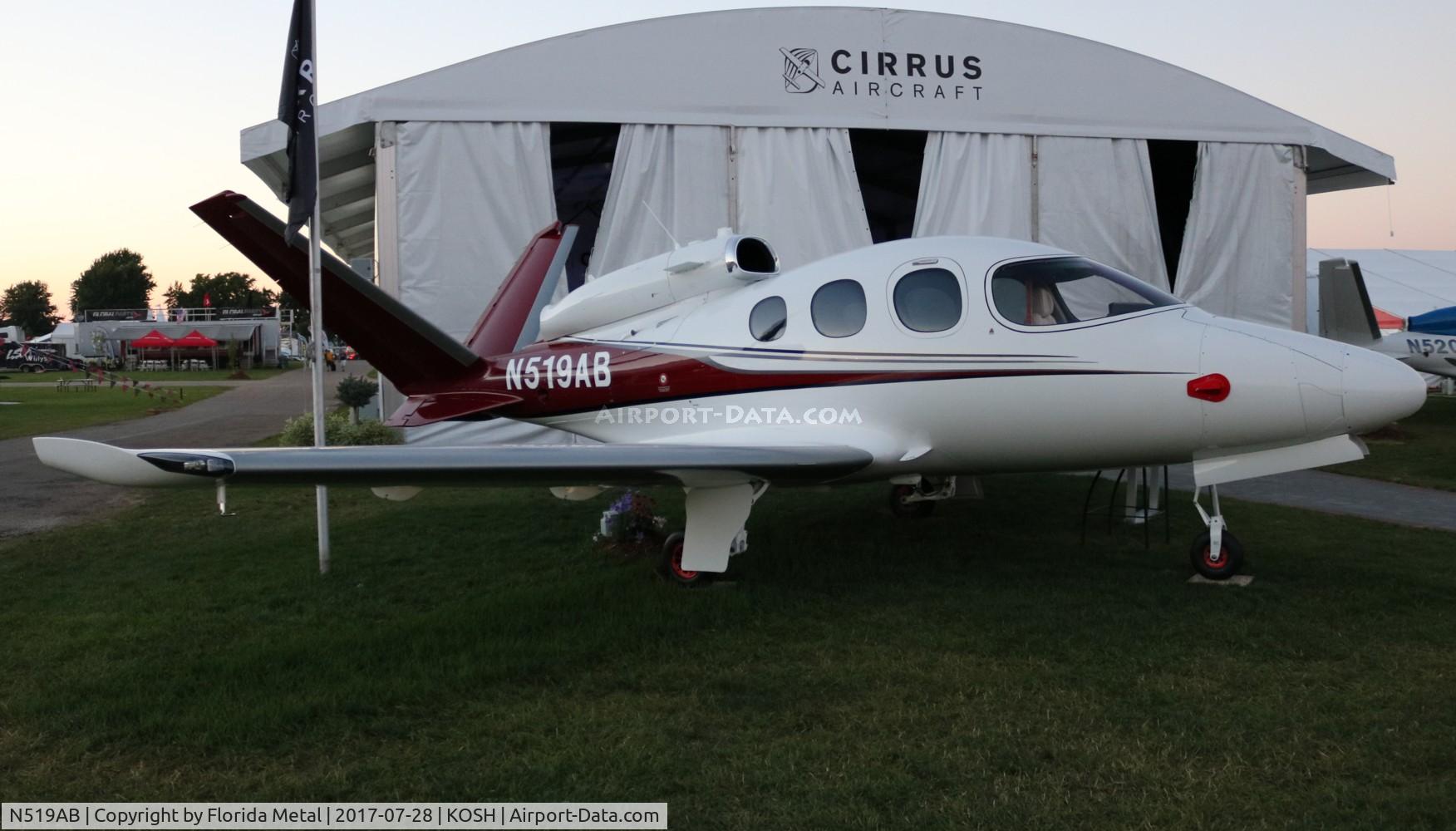 N519AB, 2017 Cirrus SF50 Vision C/N 0011, OSH 2017
