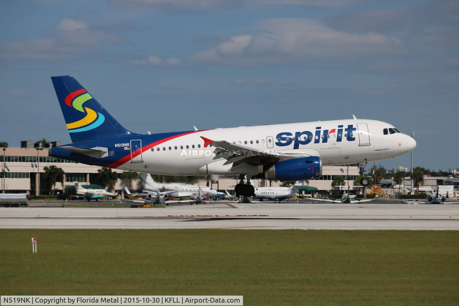 N519NK, 2006 Airbus A319-132 C/N 2723, FLL 2015