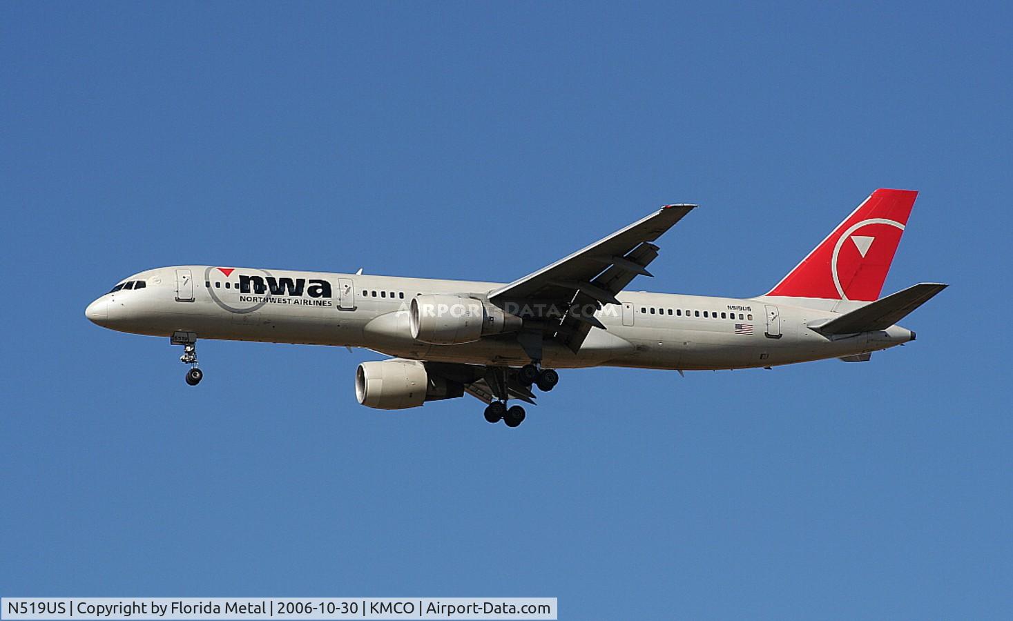 N519US, 1986 Boeing 757-251 C/N 23207, MCO 2007