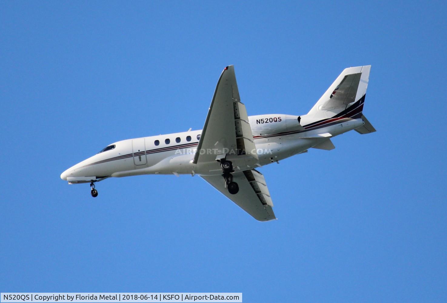 N520QS, 2016 Cessna 680A Citation Latitude C/N 680A-0056, SFO 2018