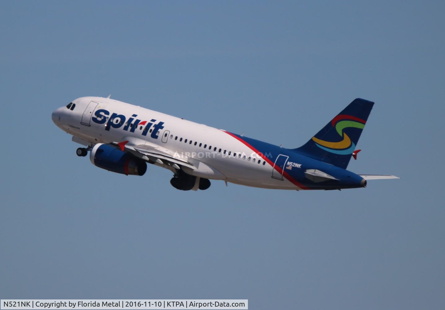 N521NK, 2006 Airbus A319-132 C/N 2797, TPA 2016
