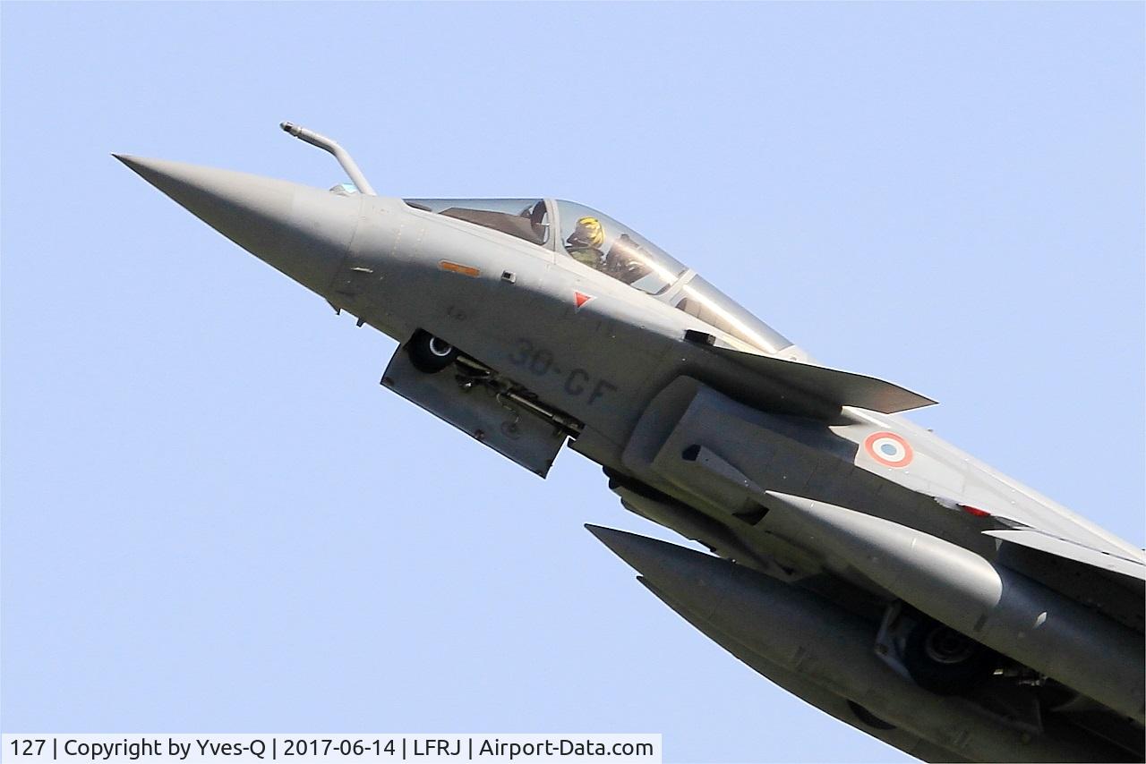 127, Dassault Rafale C C/N 127, Dassault Rafale C, Take off rwy 26 , Landivisiau Naval Air Base (LFRJ) Tiger Meet 2017