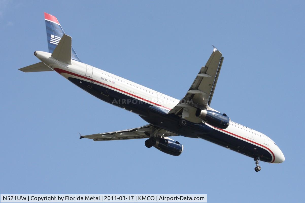N521UW, 2009 Airbus A321-231 C/N 3944, MCO 2011
