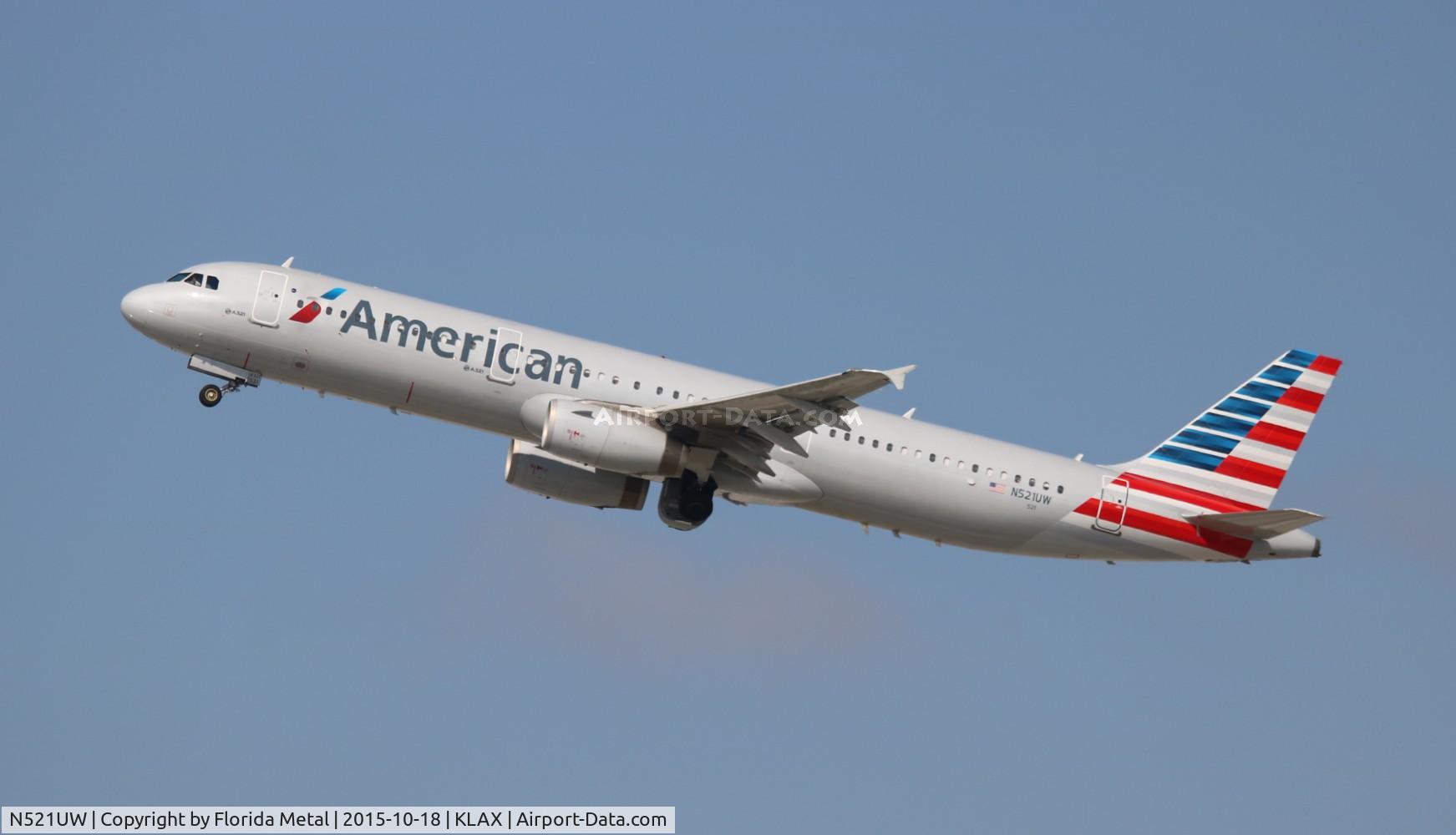 N521UW, 2009 Airbus A321-231 C/N 3944, LAX 2015