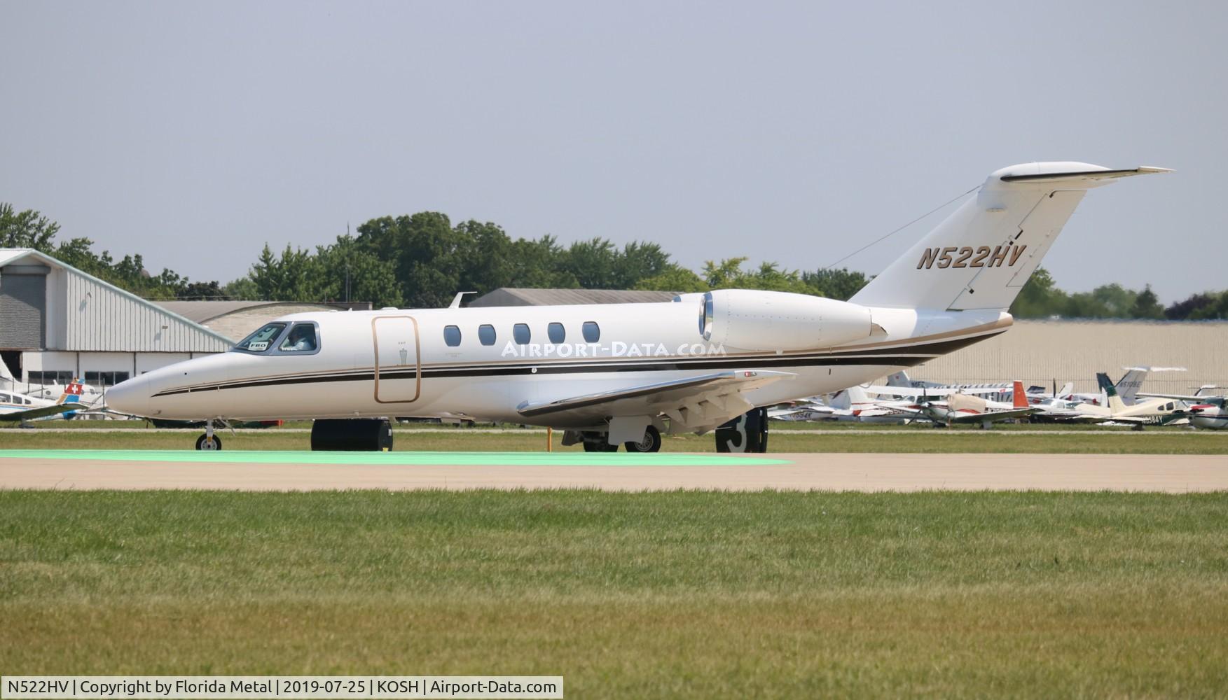 N522HV, 2016 Cessna 525C CitationJet CJ4 C/N 525C-0229, OSH 2019
