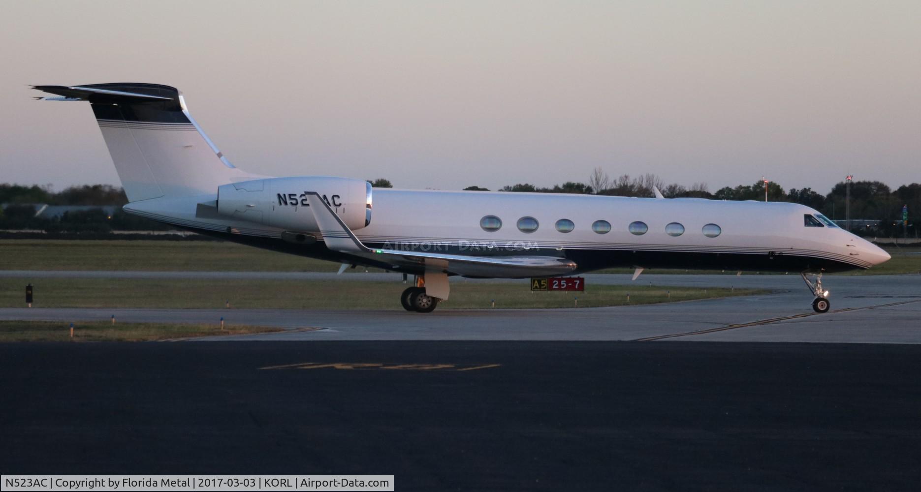 N523AC, 2013 Gulfstream Aerospace GV-SP (G550) C/N 5411, ORL 2017