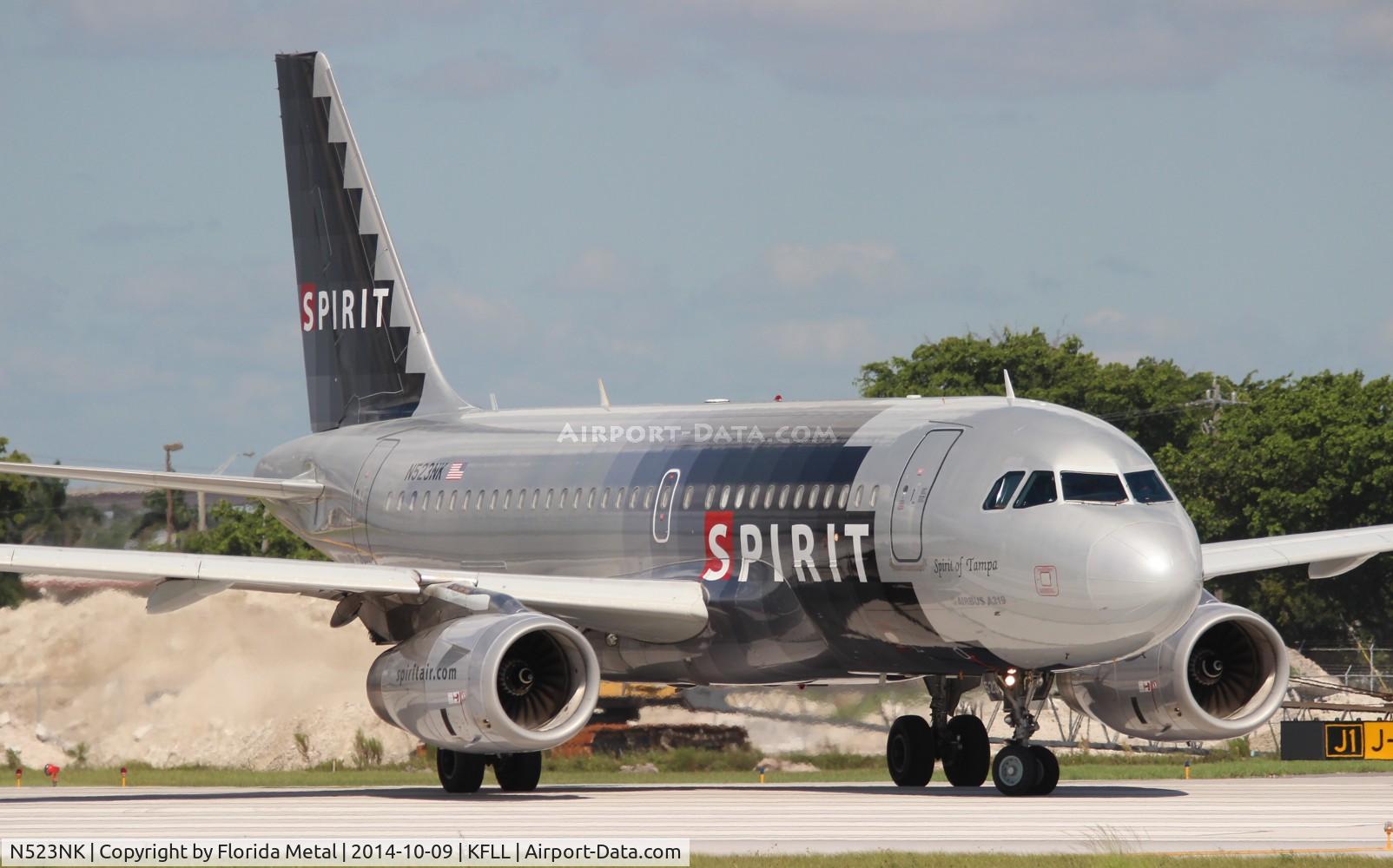 N523NK, 2006 Airbus A319-132 C/N 2898, FLL 2014