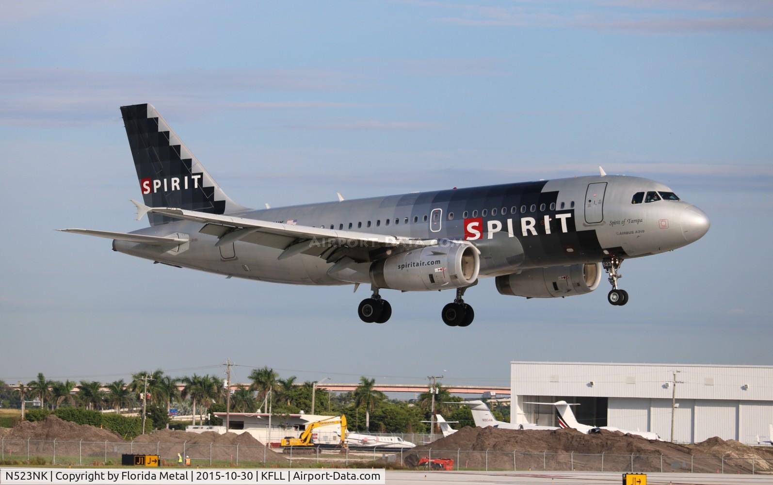 N523NK, 2006 Airbus A319-132 C/N 2898, FLL 2015
