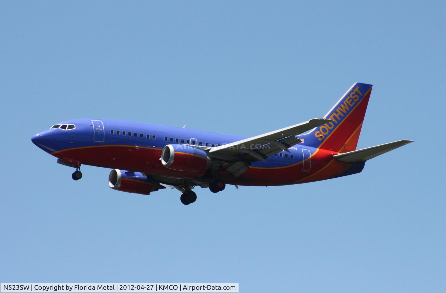 N523SW, 1992 Boeing 737-5H4 C/N 26565, MCO 2012