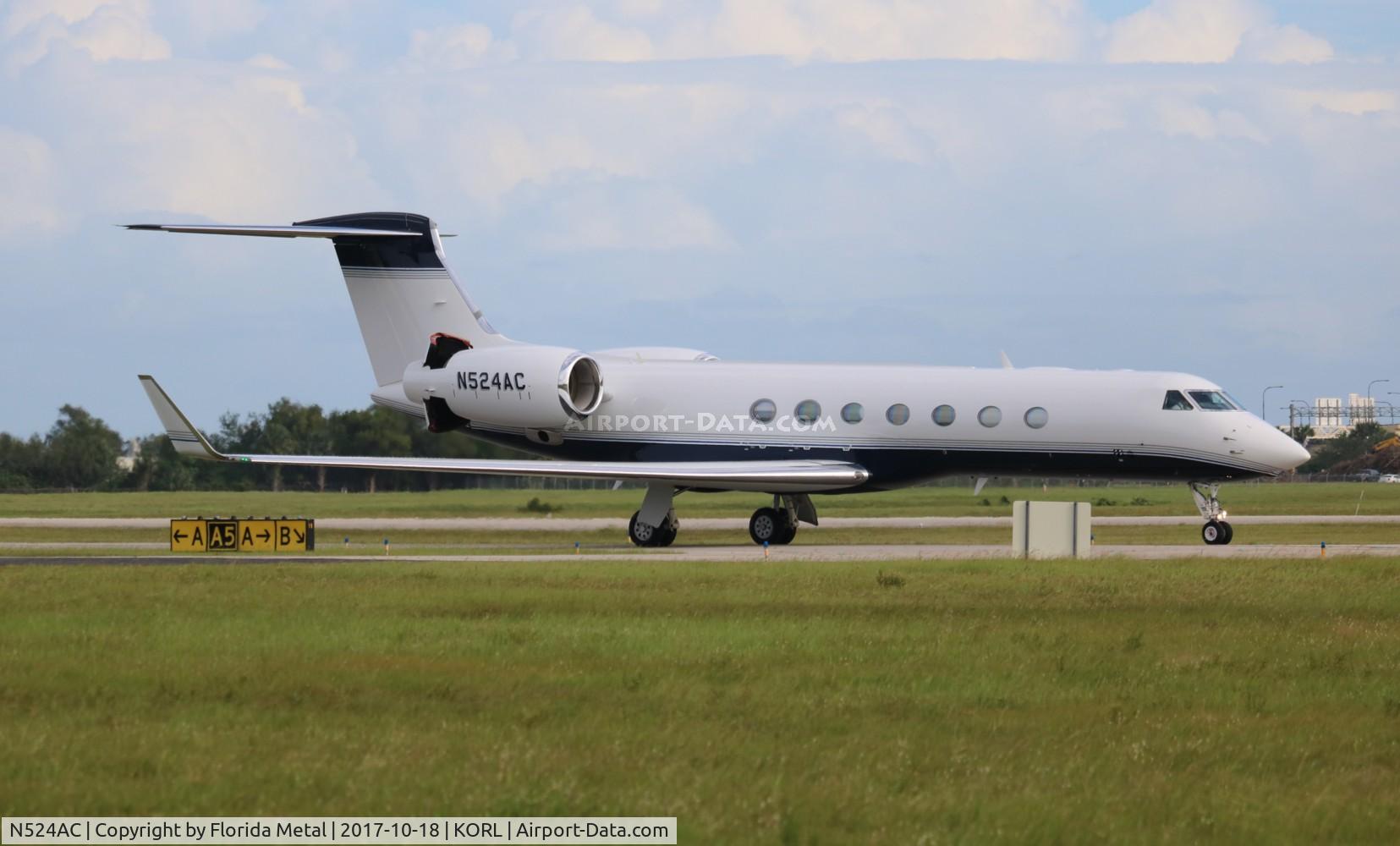 N524AC, 2013 Gulfstream Aerospace GV-SP (G550) C/N 5433, ORL 2017