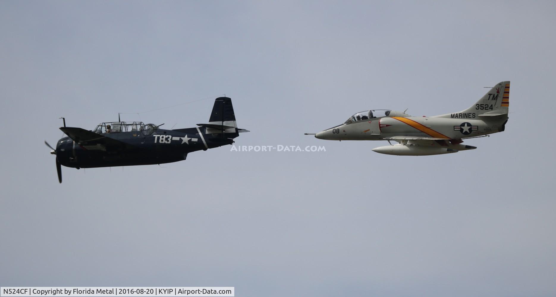 N524CF, 1967 Douglas TA-4F Skyhawk C/N 13590, TOM 2016
