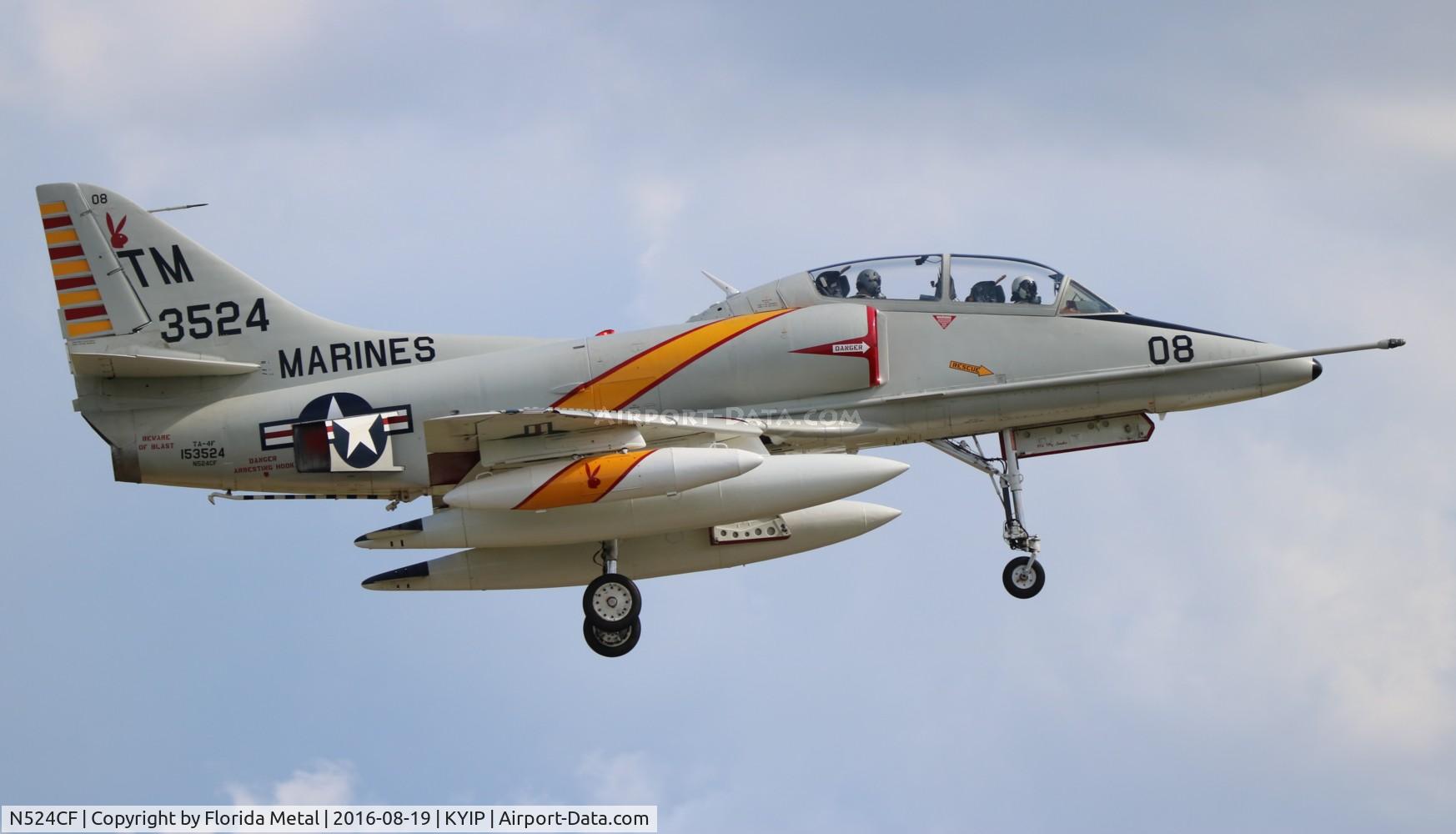 N524CF, 1967 Douglas TA-4F Skyhawk C/N 13590, TOM 2016