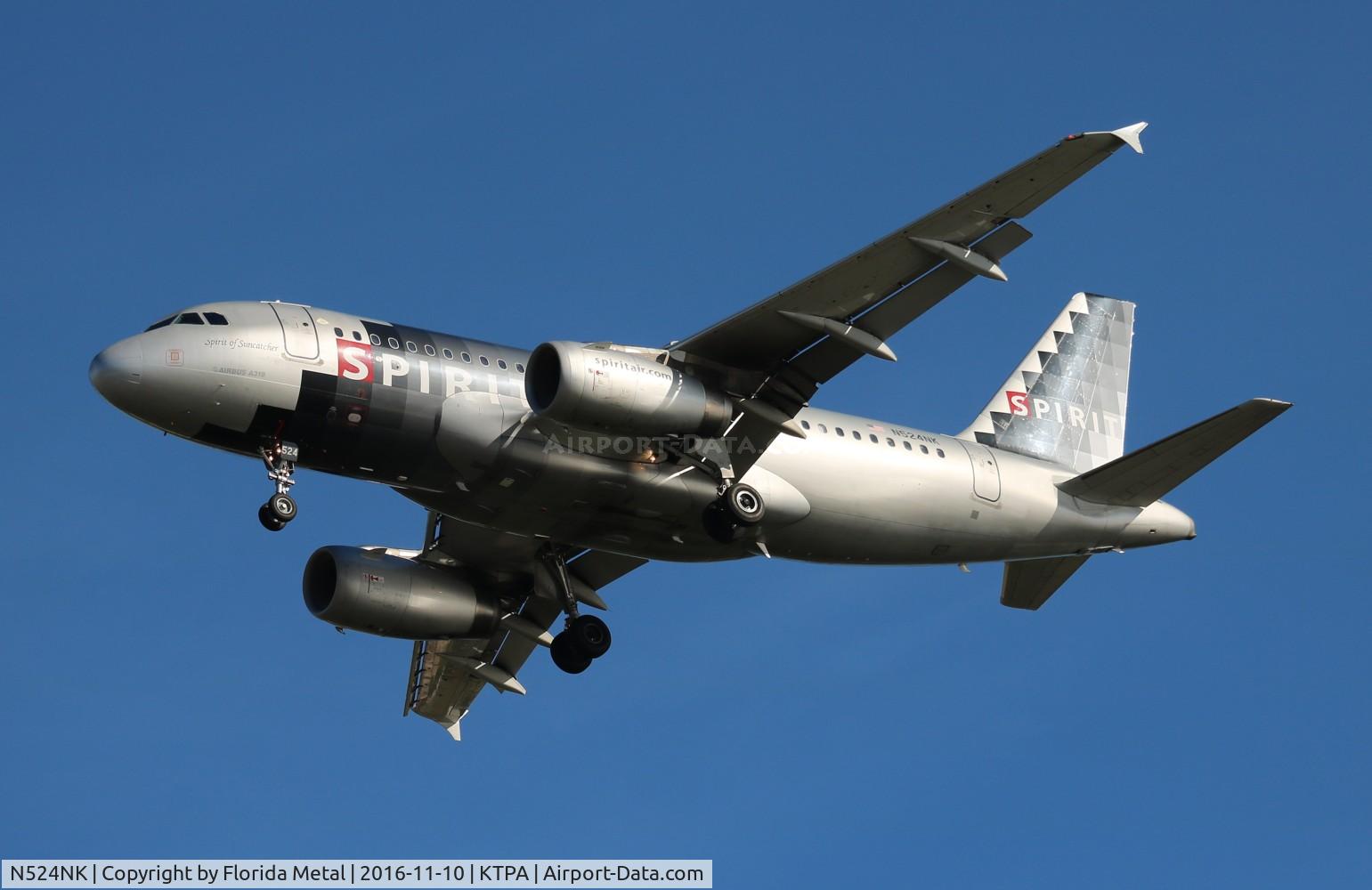 N524NK, 2006 Airbus A319-132 C/N 2929, TPA 2016