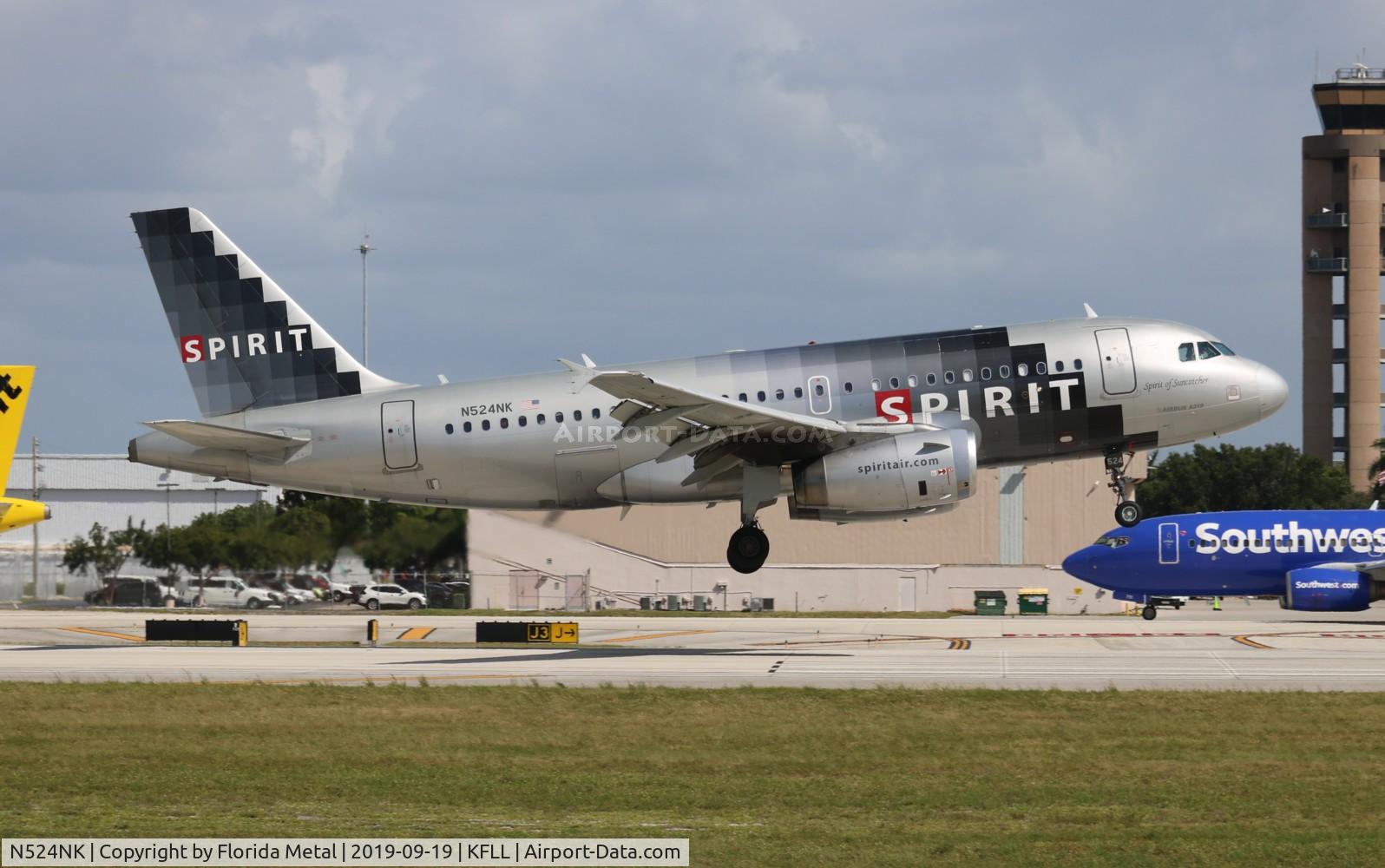 N524NK, 2006 Airbus A319-132 C/N 2929, FLL 2019