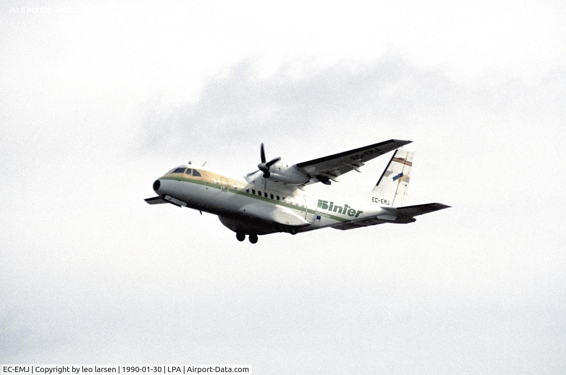 EC-EMJ, 1988 Airtech CN-235 C/N C007, Las Palmas 30.1.91