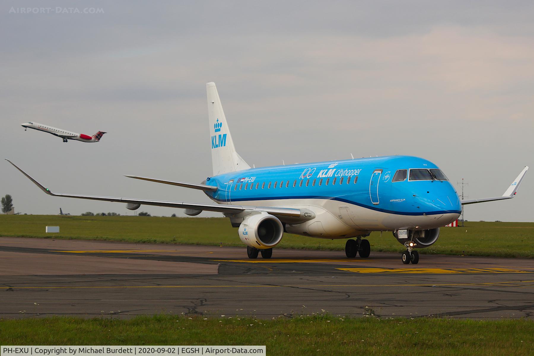 PH-EXU, 2018 Embraer 175STD (ERJ-170-200) C/N 17000708, Arriving from Amsterdam