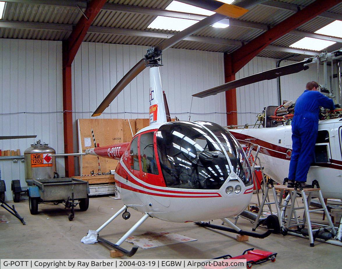 G-POTT, 1997 Robinson R44 Astro C/N 0383, G-POTT   Robinson R-44 Astro [0383] Wellesbourne Mountford~G 19/03/2004