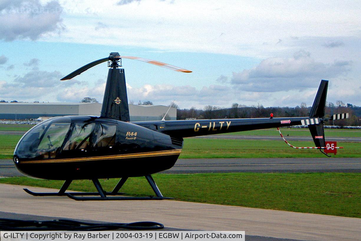 G-ILTY, 2003 Robinson R44 II C/N 10104, G-ILTY   Robinson R-44 Raven II [10104] Wellesbourne Mountford~G 19/03/2004
